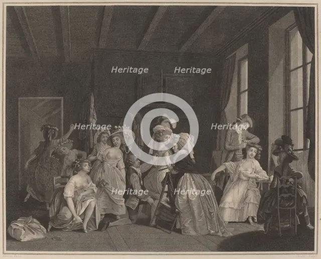 The Preparations for the Ballet, 1782. Creator: Salvatore Tresca.