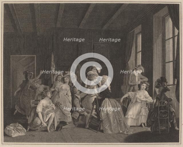 The Preparations for the Ballet, 1782. Creator: Salvatore Tresca.