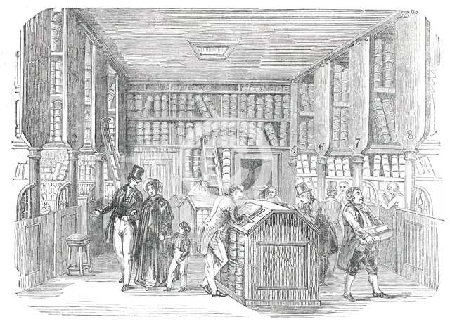 The Prerogative Court, Doctors' Commons, 1850. Creator: Unknown.