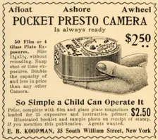 The Presto Camera owned by R.A.H. L'Estrange c1896. Creator: Unknown