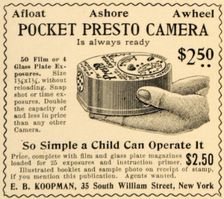 The Presto Camera owned by R.A.H. L'Estrange c1896. Creator: Unknown