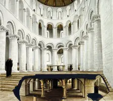 The presbytery and crypt at St Augustine's Abbey, c12th century, (c1990-2010). Artist: Peter Urmston
