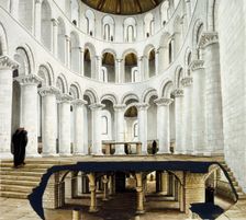The presbytery and crypt at St Augustine's Abbey, c12th century, (c1990-2010). Artist: Peter Urmston