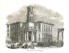 The Present Coal Exchange, opened by Prince Albert in 1849, Thames Street, 1878 Artist: Walter Thornbury