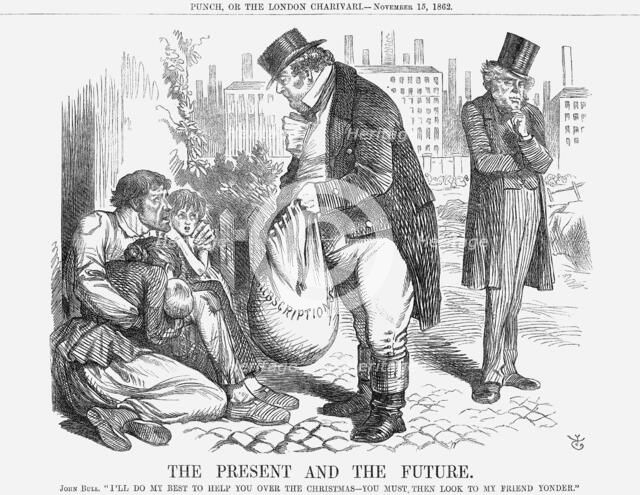 'The Present and The Future', 1862. Artist: John Tenniel