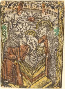The Presentation in the Temple, 1460/1480. Creator: Master of the Borders with the Four Fathers of the Church