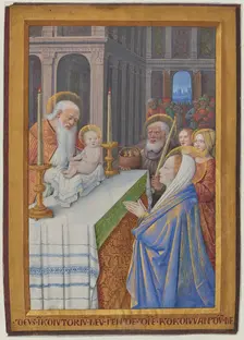 The Presentation in the Temple, 1498-1499. Creator: Jean Bourdichon