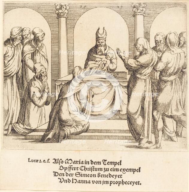 The Presentation in the Temple, 1549. Creator: Augustin Hirschvogel.