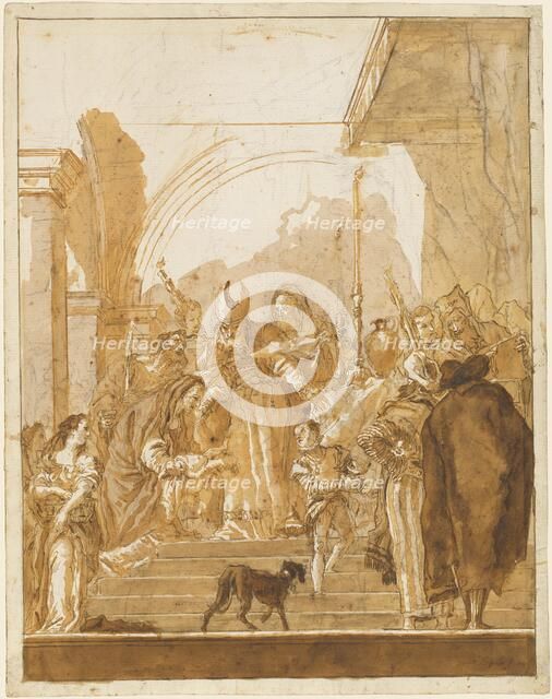 The Presentation in the Temple, 1785/1795. Creator: Giovanni Battista Tiepolo.