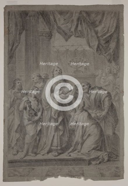 The Presentation in the Temple, 17th century. Creator: Unknown French; After Charles Le Brun (Artist)French, 1619-1690 .
