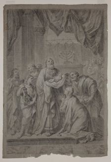 The Presentation in the Temple, 17th century. Creator: Unknown French; After Charles Le Brun (Artist)French, 1619-1690