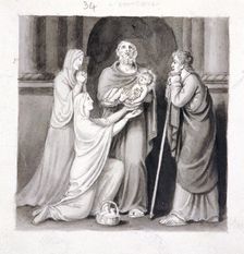 The Presentation in the Temple 19th century. Artist: Corbould Family