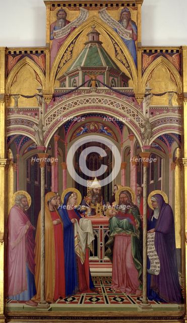 The Presentation in the Temple, 1342. Artist: Lorenzetti, Ambrogio (ca 1290-ca 1348)