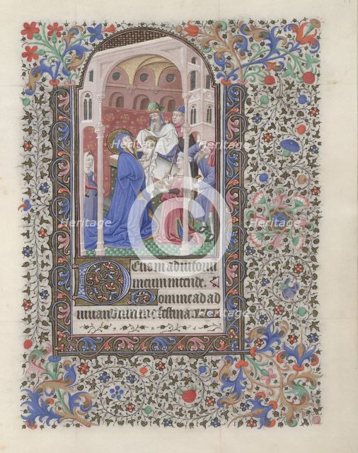 The Presentation in the Temple (Book of Hours), 1440-1460. Artist: Bedford Master (active 1405-1465)