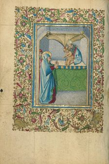 The Presentation in the Temple; Book of Hours, about 1460. Creator: Unknown