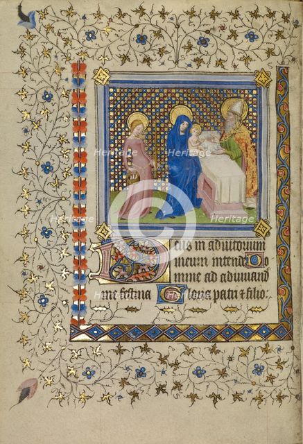 The Presentation in the Temple; Book of Hours, about 1400-1410. Creator: Unknown.