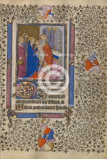 The Presentation in the Temple; Book of Hours, about 1410. Creator: Unknown.
