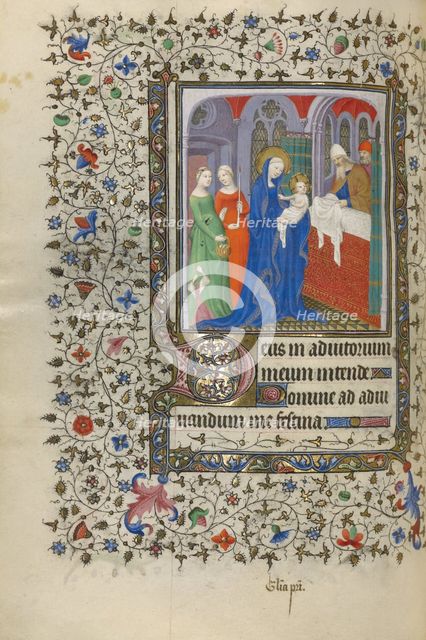 The Presentation in the Temple; Book of Hours, about 1415-1420. Creators: Boucicaut Master, Workshop of the Boucicaut Master.