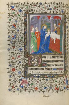 The Presentation in the Temple; Book of Hours, about 1415-1420. Creators: Boucicaut Master, Workshop of the Boucicaut Master