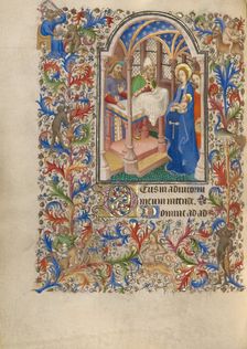 The Presentation in the Temple; Book of Hours, about 1420. Creator: Unknown