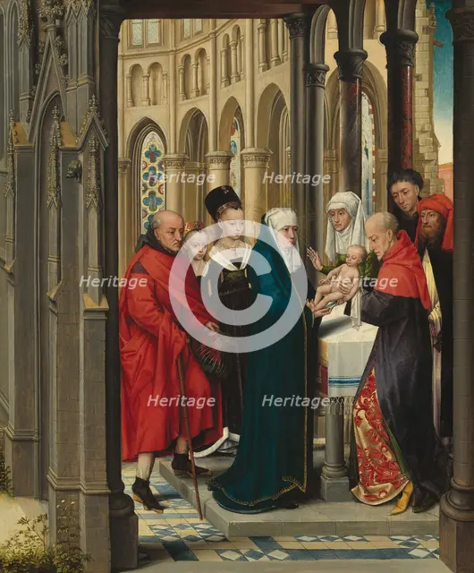 The Presentation in the Temple, c. 1470/1480. Creator: Master of the Prado Adoration of the Magi.