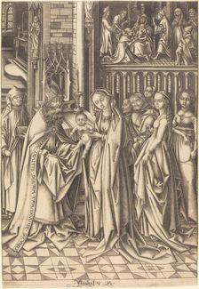 The Presentation in the Temple, c. 1490/1500. Creator: Israhel van Meckenem