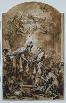 The Presentation in the Temple, c. 1770. Creator: François Boucher (French, 1703-1770)