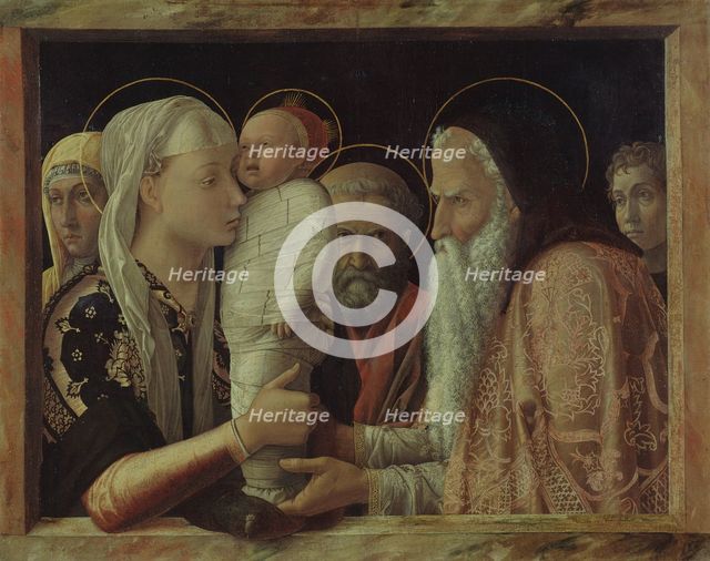 The Presentation in the Temple, ca 1465. Artist: Mantegna, Andrea (1431-1506)