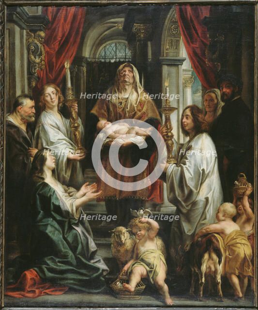 The Presentation in the Temple. Creator: Jordaens, Jacob (1593-1678).