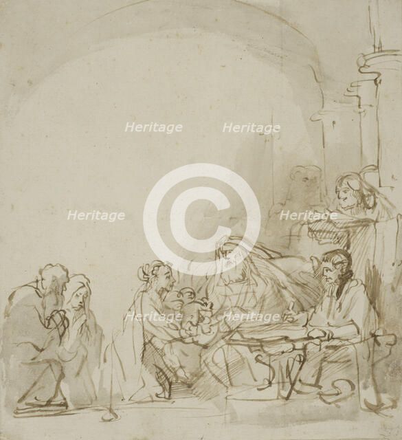 The presentation in the temple. Creator: Rembrandt Harmensz van Rijn.