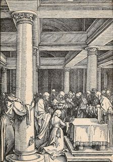The Presentation in the Temple, from The Life of the Virgin, c. 1505. Creator: Dürer, Albrecht (1471-1528)