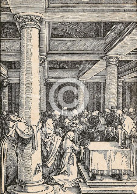 The Presentation in the Temple, from The Life of the Virgin, c. 1505. Creator: Dürer, Albrecht (1471-1528).