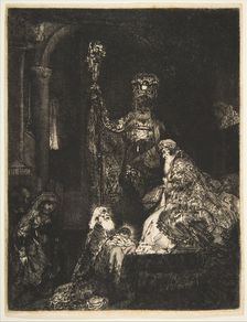 The Presentation in the Temple in the Dark Manner, ca. 1654. Creator: Rembrandt Harmensz van Rijn