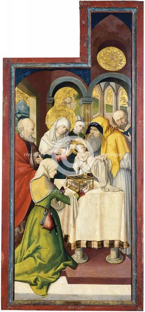 The Presentation in the Temple (Interior right wing), 1515. Creator: Anon.