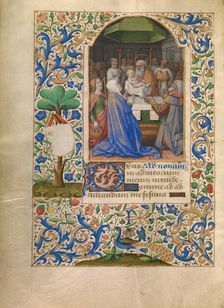 The Presentation in the Temple; Katherine Hours, about 1480-1485. Creator: Jean Bourdichon