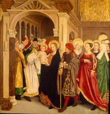The Presentation in the Temple. Purification of the Virgin, 1490. Creator: Lonhy; Antoine de (active 1446-1490)