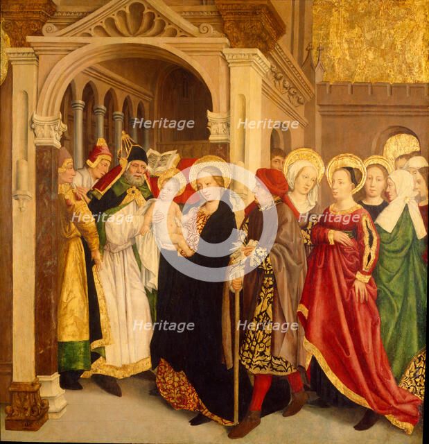 The Presentation in the Temple. Purification of the Virgin, 1490. Creator: Lonhy; Antoine de (active 1446-1490).