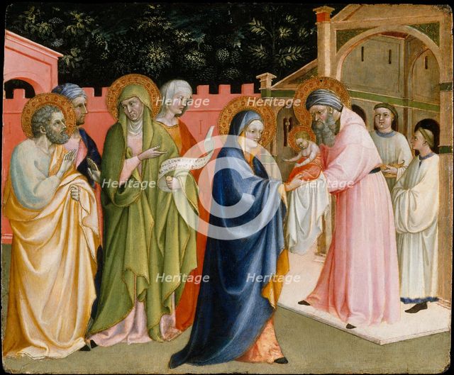 The Presentation in the Temple, probably ca. 1430. Creator: Alvaro Pirez.