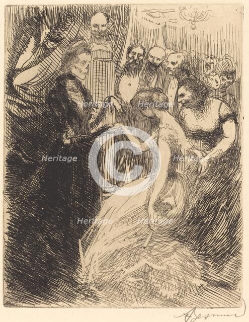 The Presentation (La présentation), 1900. Creator: Paul Albert Besnard.