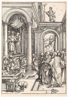 The Presentation of the Blessed Virgin Mary, from The Life of the Virgin, c. 1504. Creator: Dürer, Albrecht (1471-1528)