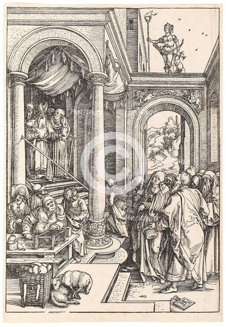 The Presentation of the Blessed Virgin Mary, from The Life of the Virgin, c. 1504. Creator: Dürer, Albrecht (1471-1528).