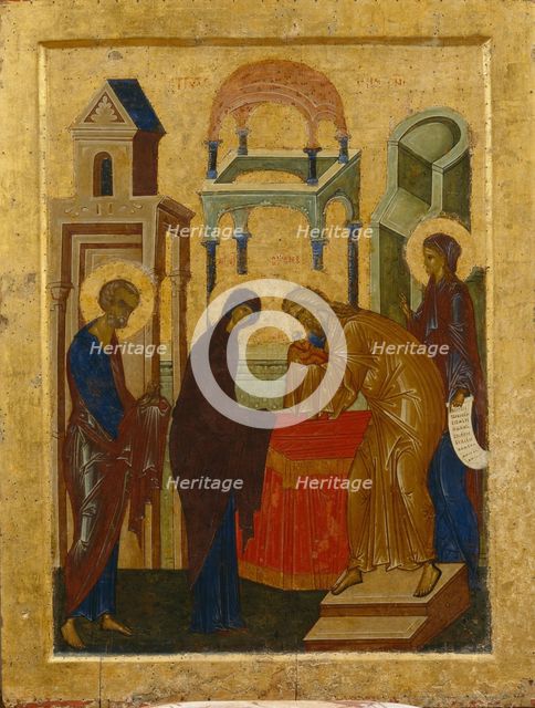 The Presentation of the Virgin Mary. Artist: Russian icon  
