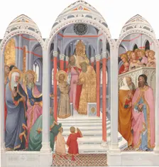 The Presentation of the Virgin in the Temple, 1398-1399. Creator: Paolo di Giovanni Fei