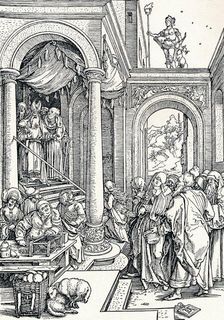 The Presentation of the Virgin in the Temple 1506 (1906). Artist: Albrecht Durer