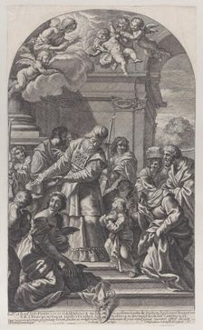 The presentation of the Virgin in the Temple, 1670-80. Creator: Christof Lederwasch