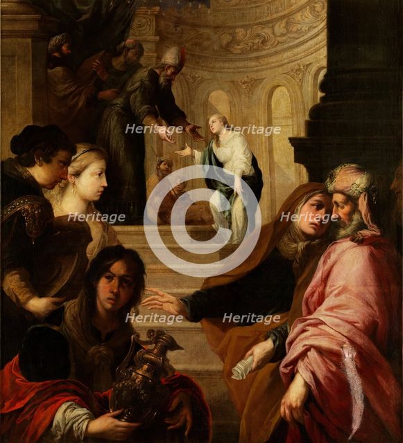 The Presentation of the Virgin in the Temple, 17th century. Creator: Juan de Sevilla.