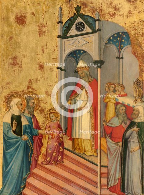 The Presentation of the Virgin in the Temple, c. 1400/1405. Creator: Andrea di Bartolo.