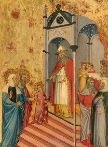 The Presentation of the Virgin in the Temple, c. 1400/1405. Creator: Andrea di Bartolo