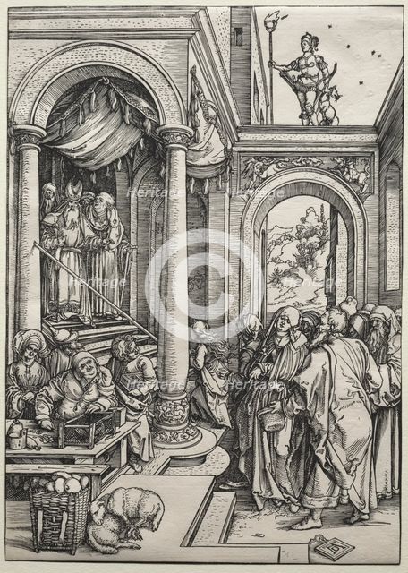 The Presentation of the Virgin in the Temple, c. 1502-1503. Creator: Albrecht Dürer (German, 1471-1528).