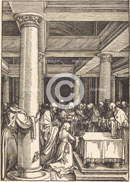 The Presentation of Christ in the Temple, c. 1504/1505. Creator: Albrecht Durer.